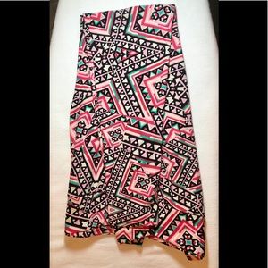 Lularoe Pink Black White Geometric TC Leggings